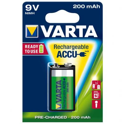 Varta Recharge Accu Power 56722101401 tlthet elem, akkumultor, 9V, 200mAh Elektromos alkatrsz alkatrsz vsrls, rak